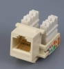 90 degree cat5e keystone jack with dual IDC