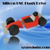 AXD-US51 F1 Silicon USB Flash Drive at Racing car shape