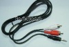 A/V cable/stereo male to 2RCA male