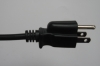 American(UL) style 3-pin power cord (2-pin with 1-pin earthing contact)
