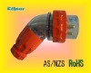 Australia 500V industrial plug (waterproof rating IP66) AS/NZS male plug