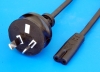 Australian Standard SAA approved  power cords with 8 shape connect