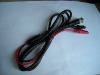 BNC PLUG TO DOUBLE CLIPS