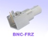 BNC female RA PCB mount metal body(zinc) Connector-BNC Connector