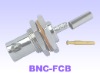 BNC female bulkhead crimp type Connector-BNC Connector