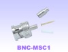 BNC male straight crimp type Connector,BNC Connector
