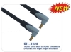 CH-0123 HDMI 19 PIN male to HDMI 19 PIN male Double Color Right Angle