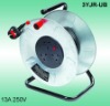 Cable Reel British UK extension cord reel H05VV-F 3X1.5mm2 25/50meters