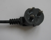 China style 3-pin power cord (2-pin with 1-pin earthing contact)