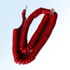 Coiled Cord 2.5mm plug to RJ22