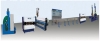 Complete line of plastic extrusion machine