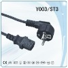 Computer power cord (VDE,KKEMA,FI,OVE,DEMKO approved)