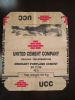 Craft paper cement bag