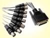 DB 15PIN Plug to 8 x BNC Jack