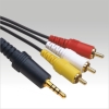 DC3.5 to 3RCA cable