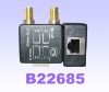Double 1.6/5.6 Female to RJ45 Balun Box(Center Distance is25mm) Connector