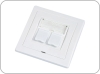 Double socket panel