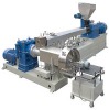 Dual-stage extruder for cable material