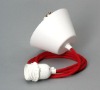 E27 Ceiling power cord with sweden plug