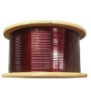 Enameled rectangular copper wire