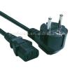 Euro Power Cords with schuko plug connectors