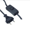 Europe power cord(With In-line Switch)/ vde power cord with switch /ac power cord