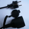 European Style IP44 Extension Cord with Rubber Cable/extension lead
