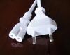 European power cord with 8 figure connector