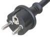 European waterproof plug with 3 pin