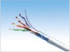 FTP shielded twisted pairs Cat5 network cable(solid)