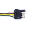 Flat 4-way Trailer Connector Plug-A