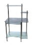 Glass computer desk