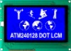Graphic FSTN mono LCD module ATM320240A/F-RN-FBBW, 5.7", FSTN, Transflective, Positive LCD,
