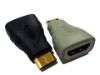 HDMI 1.3 C type Mini plug (Pitch 0.4mm) to HDMI  A  type receptacle adapter