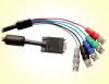 HD 15PIN VGA Plug to 5 x BNC Plug cable