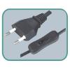 Italian Style Power Cord with 304 Switch,electric Cord