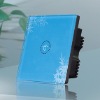 KOMSA HLS-8511 Intelligent Wireless Switch (single) with microcline glass panel