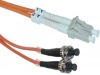 LC / ST Multimode Duplex Fiber Optic Cable 62.5/125 2 Meter (6.6 ft)