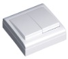 LG80015 2 gang 1 way wall switch