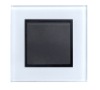 LK45 one gang one way switch with glass frame