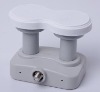 Monoblock 4.3 degree ku band LNBF