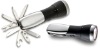 Multi Camping Tools with Flashlight led torch ,hexagon wrench, Screwdriver, File, knife,serrated knife,and Can Opener