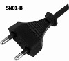 NF French type power cords/withY008 plug approved by French