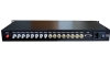 Optical Fiber Transmitter with 8  Optical Fiber Video, 8 Channel Audio and 1 Channel Reversed Data