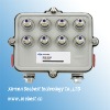 Outdoor CATV current passing tap off
