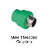 PP-R pipe fittings(pp-r and brass material fittings,male threaded couplings)