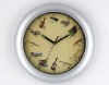 Plastic wall clock TFS11O1-4