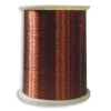 Polyesterimide over-coated polyamide-imide enameled round aluminum wire