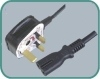 Power cord with IEC C8 connector,AC cord