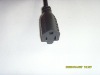 Power cord with end plug